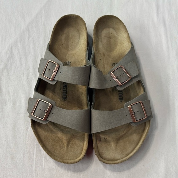 Birkenstock Arizona Birko-Flor olive green 48eu - Picture 1 of 6